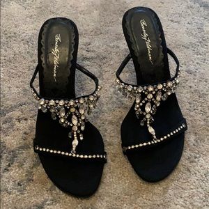 Beverly Feldman Beautiful shoes W/Crystals.size 7m